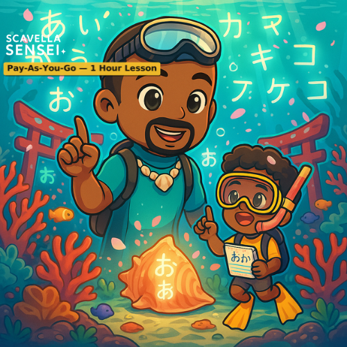 1-Hour Japanese Lesson for Bahamians | Pay-as-You-Go