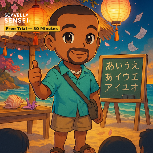 FREE 15 Minute Intro Japanese Lesson | Scavella Sensei